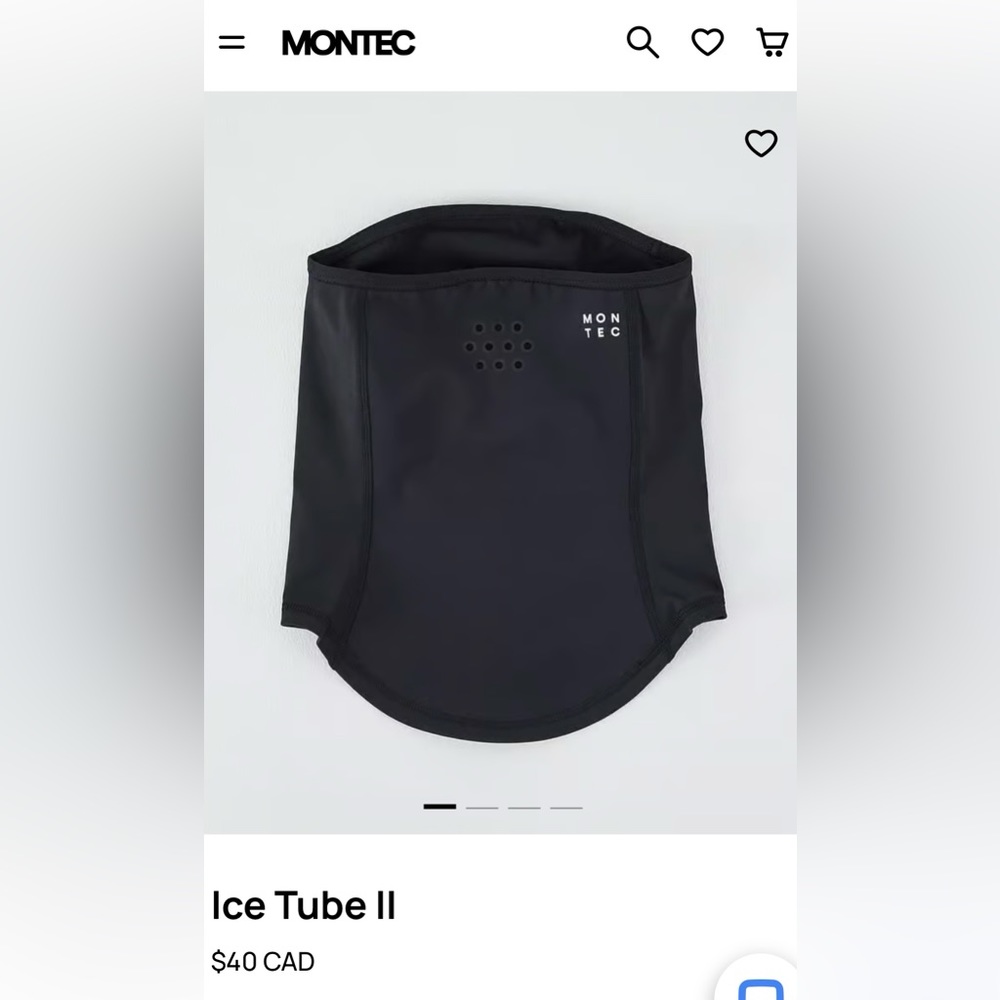Ice Tube Il Neck Warmer Black